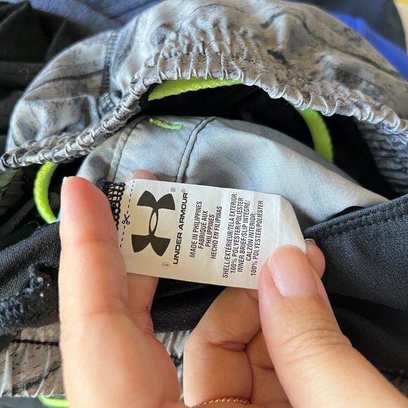 UNDER ARMOUR Athletic Great Escape Active Short Running Gray Yoga Womens Size M - Picture 2 of 6